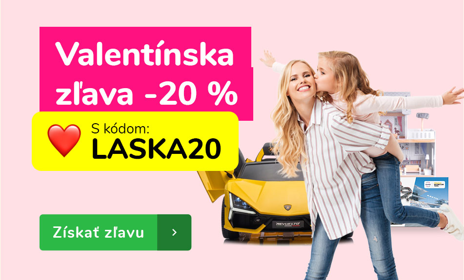 Valentínska zľava −20 % s kódom: LASKA20