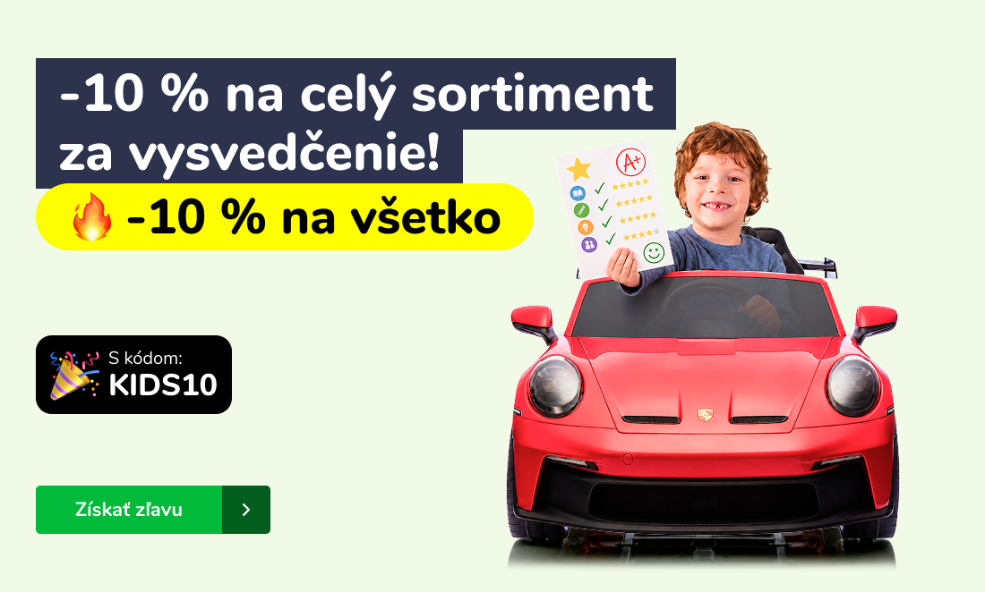 -10 % na celý sortiment za vysvedčenie!