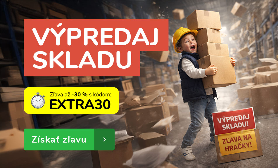 Výpredaj skladu. Zľavy až - 30 %