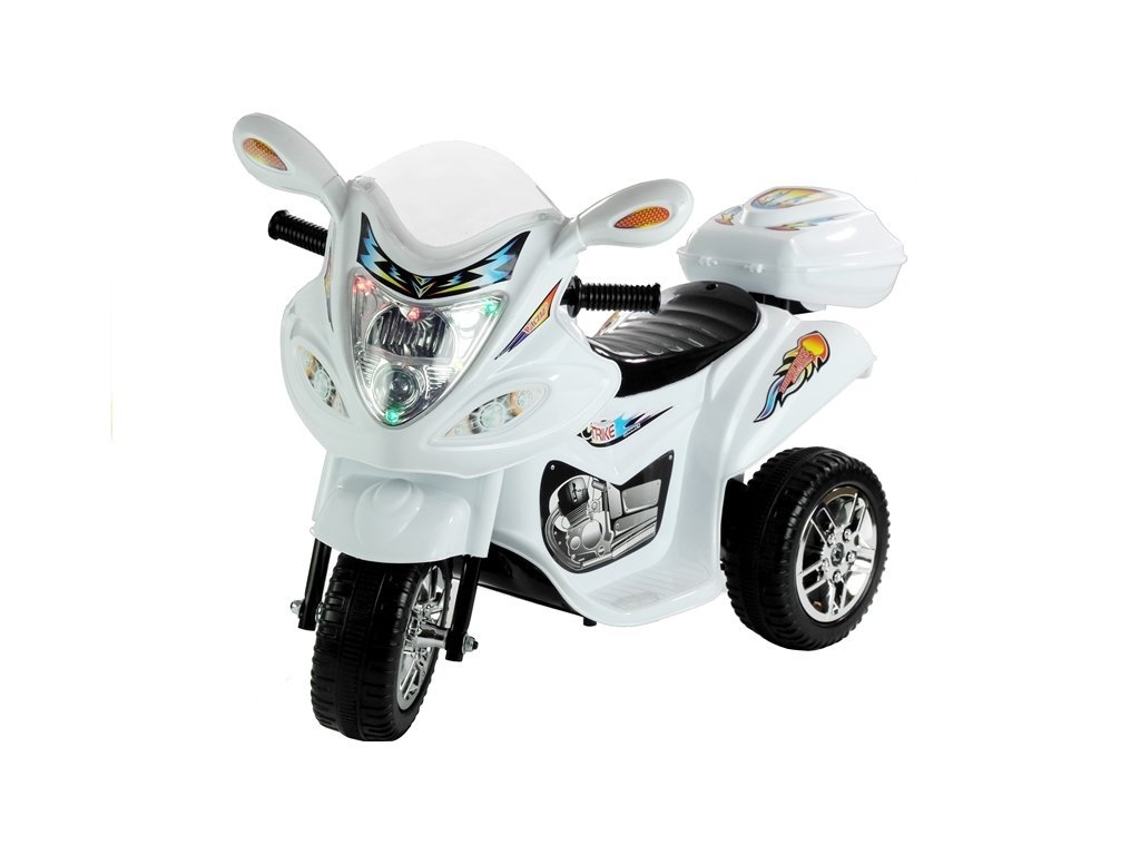Dětská elektrická motorka BJX 88 bílá01