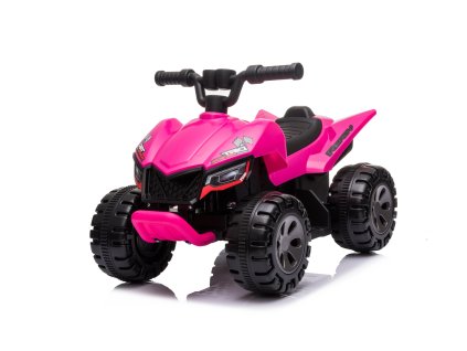 Dětská elektrická čtyřkolka The Fastest růžová (1)