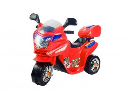 Dětská elektrická motorka červená1