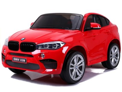 mamido Elektrické autíčko BMW X6 M dvoumístné XXL červené 4