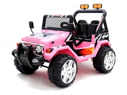 dětské elektrické autíčko drufter terrenní růžové (3)