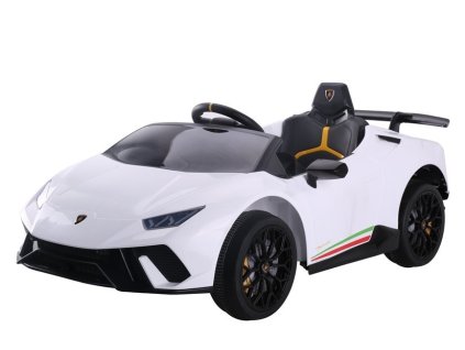 Dětské elektrické autíčko Lamborghini Huracan bílé 1