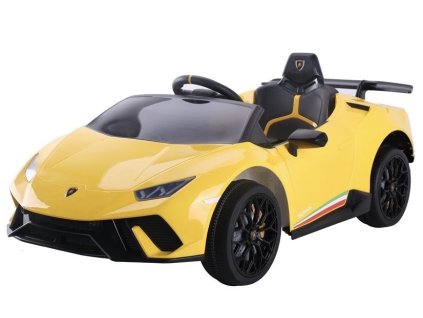 Dětské elektrické autíčko Lamborghini Huracan žluté