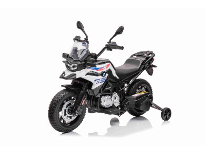 Dětská elektrická motorka BMW F850 GS bílá (4)