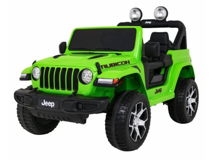 Elektrické autíčko Jeep Wrangler Rubicon 4x4 zelené (3)