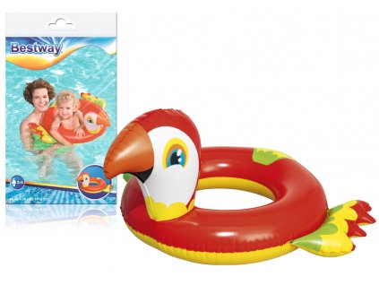 Nafukovací plavecký kruh pro děti 84x76 cm papoušek1