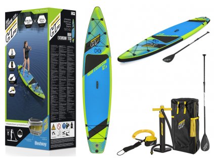 Nafukovací paddleboard s příslušenstvím Bestway 65373 Aqua Excursion 381 cm01