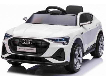 Elektrické autíčko Audi E Tron Sportback bílé1