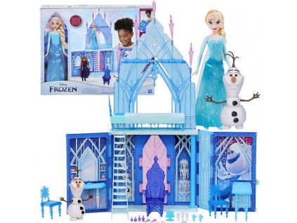 204587 hasbro velky palac ledove kralovstvi panenka elsa a snehulak olaf frozen