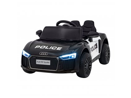 Dětské elektrické autíčko Audi R8 Spyder 12V policie01