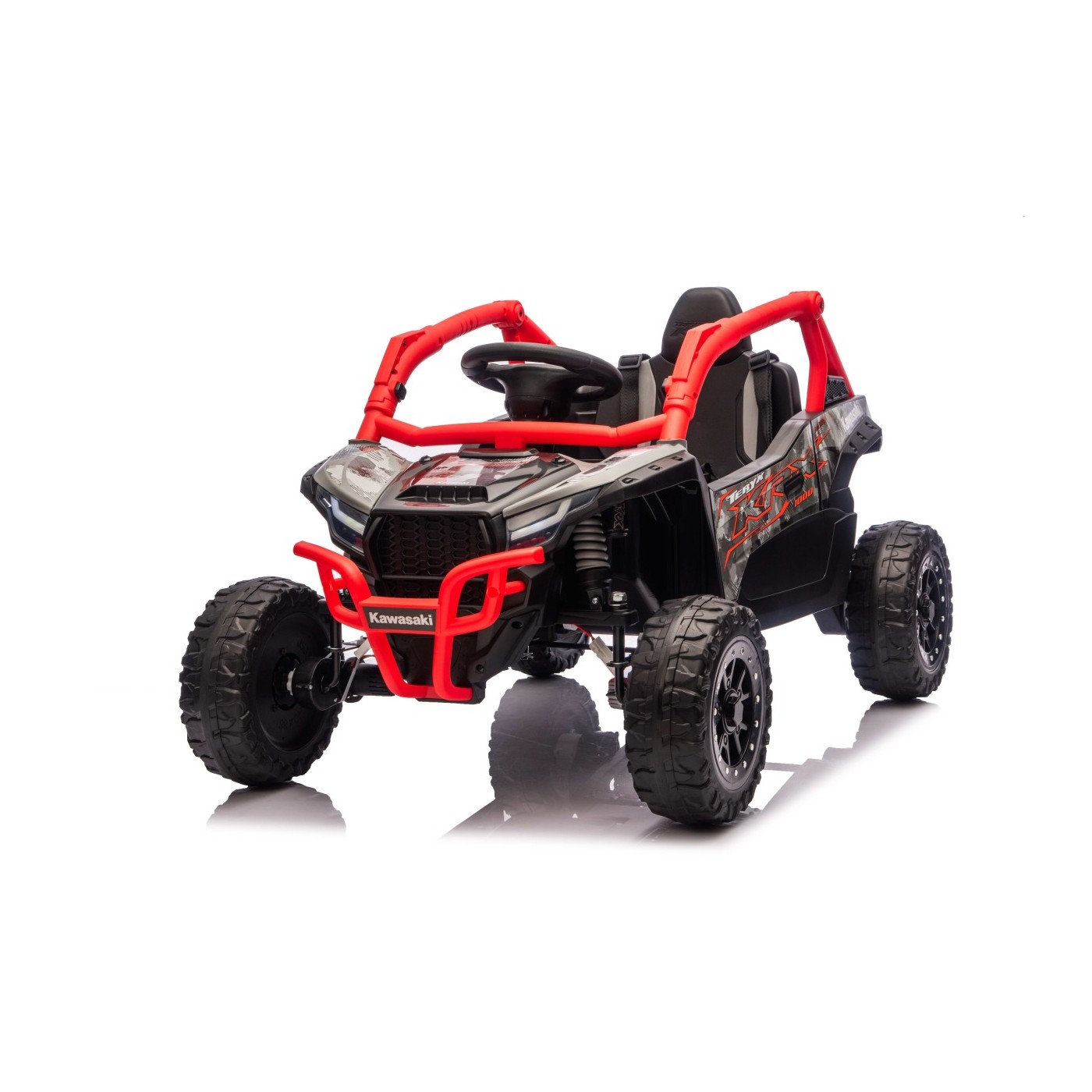 mamido  Detské elektrické autíčko Buggy Kawasaki TERYX KRX1000 24V červené