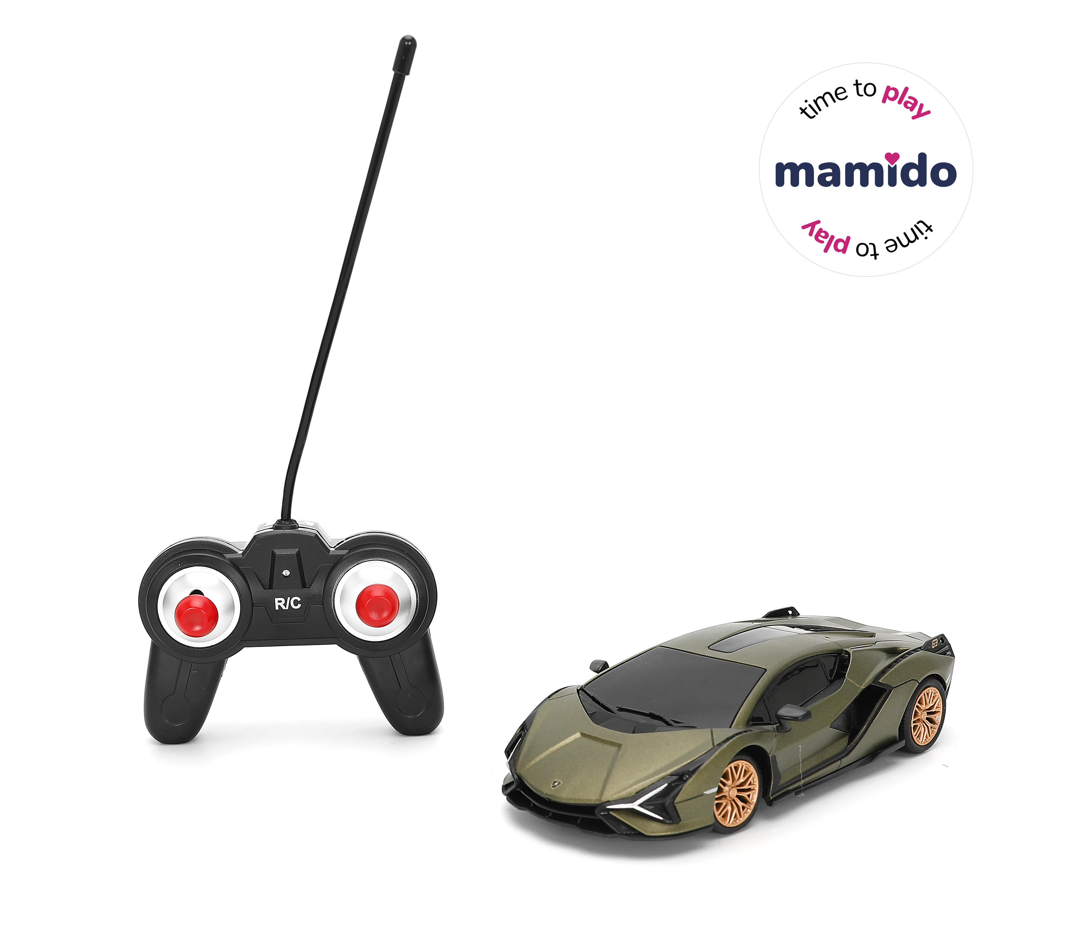 Mamido  Mamido Auto na diaľkové ovládanie LAMBORGHINI SIAN FKP 37 RC 1:24 zelené