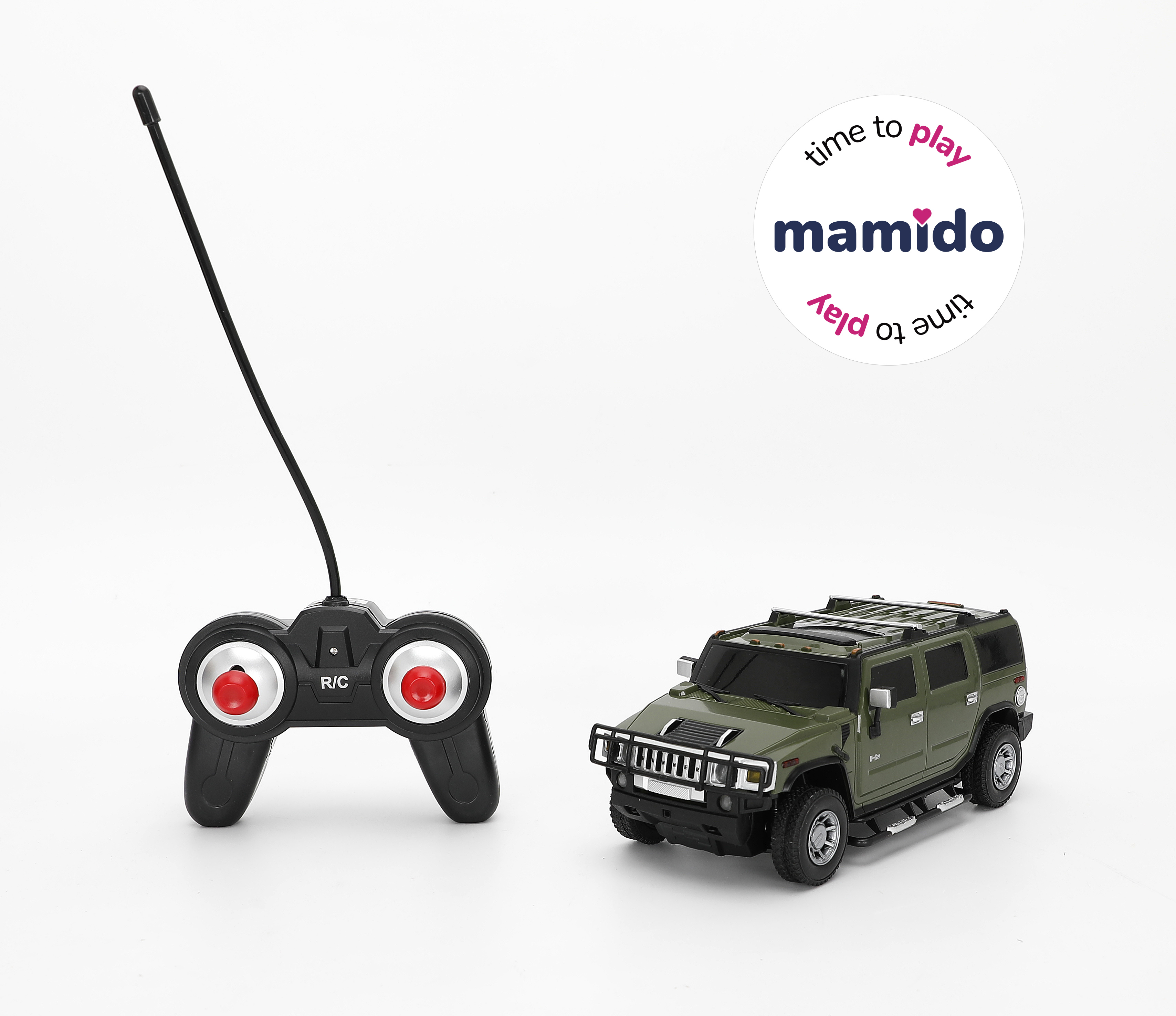 Mamido  Mamido Auto na diaľkové ovládanie Hummer H2 RC 1:24 zelené
