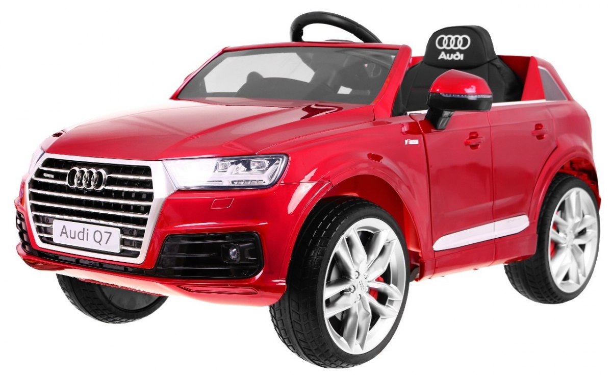 mamido Audi Q7 New Model lakované červené