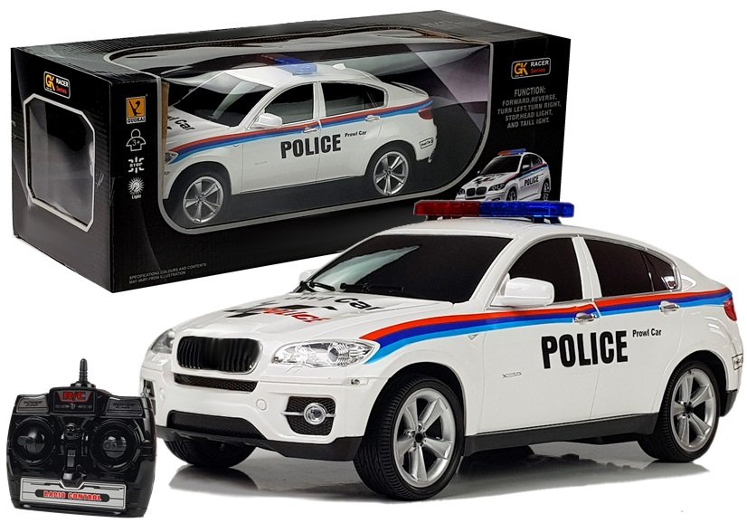 mamido  Auto na diaľkové ovládanie Polícia Kupé 1:14 R / C
