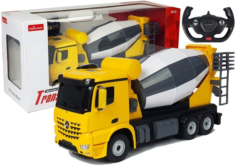 RASTAR RASTAR Auto na diaľkové ovládanie R / C Mercedes Arocs 1:14 žlté