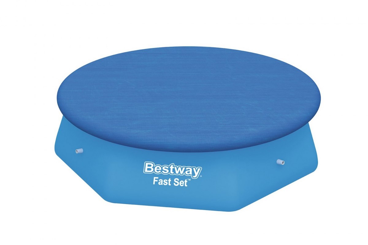 E-shop Bestway Bestway krycia plachta na bazén s golierom kryt 244 cm 58032