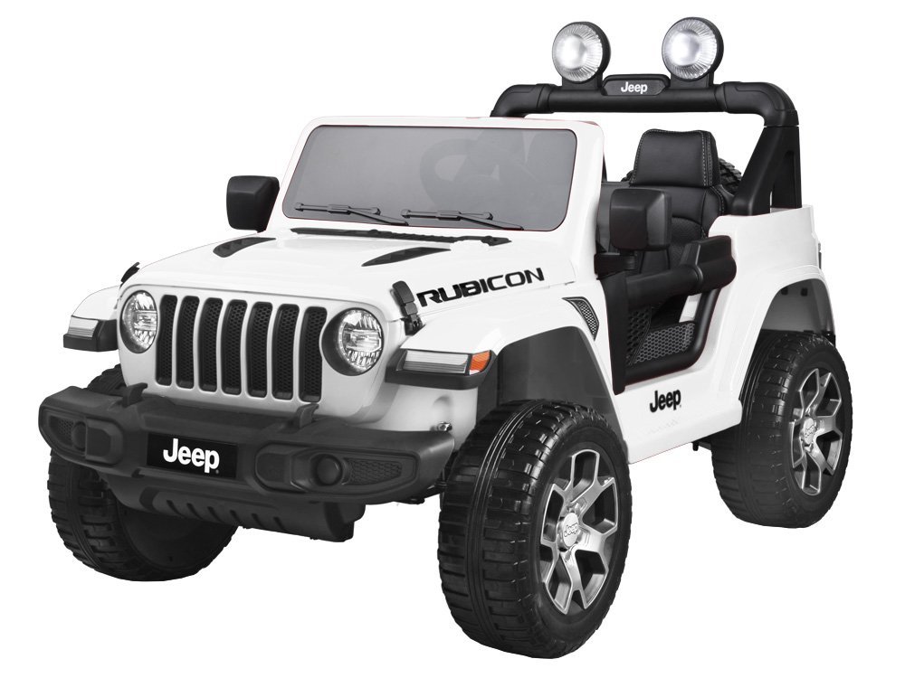 Detské elektrické autíčko Jeep Wrangler Rubicon 4x4 biela