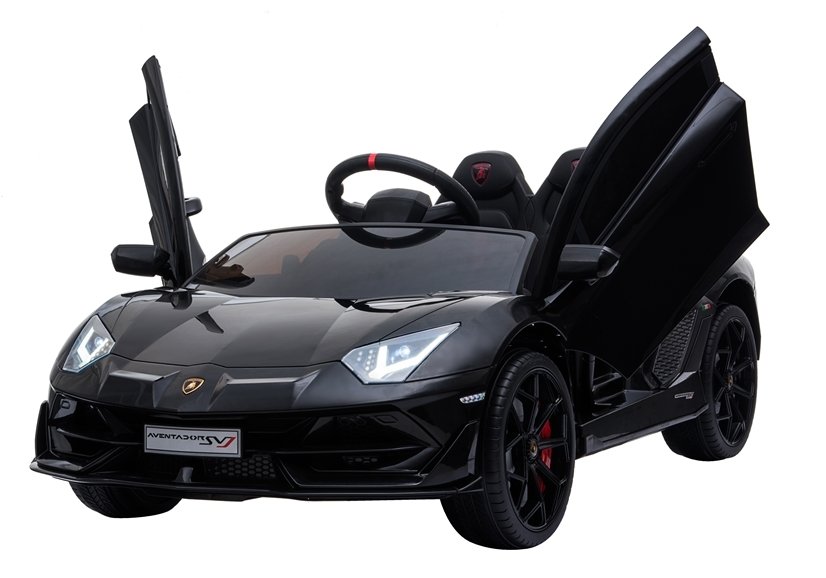 Detské elektrické autíčko Lamborghini Aventador čierne