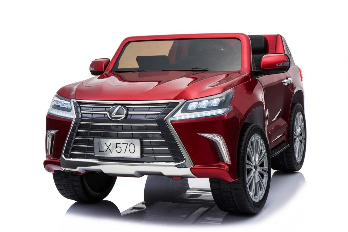 Detské elektrické autíčko Lexus LX 570 lakované červené