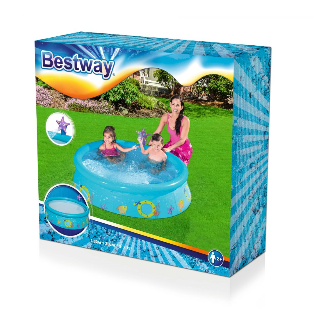 Bestway Bestway Detský nafukovací bazén 152x38cm rybičky