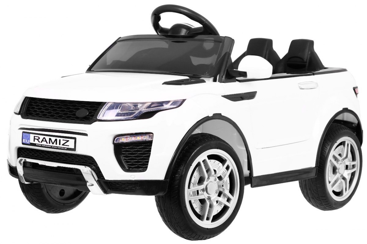 mamido Elektrické autíčko športové Rapid Racer biely