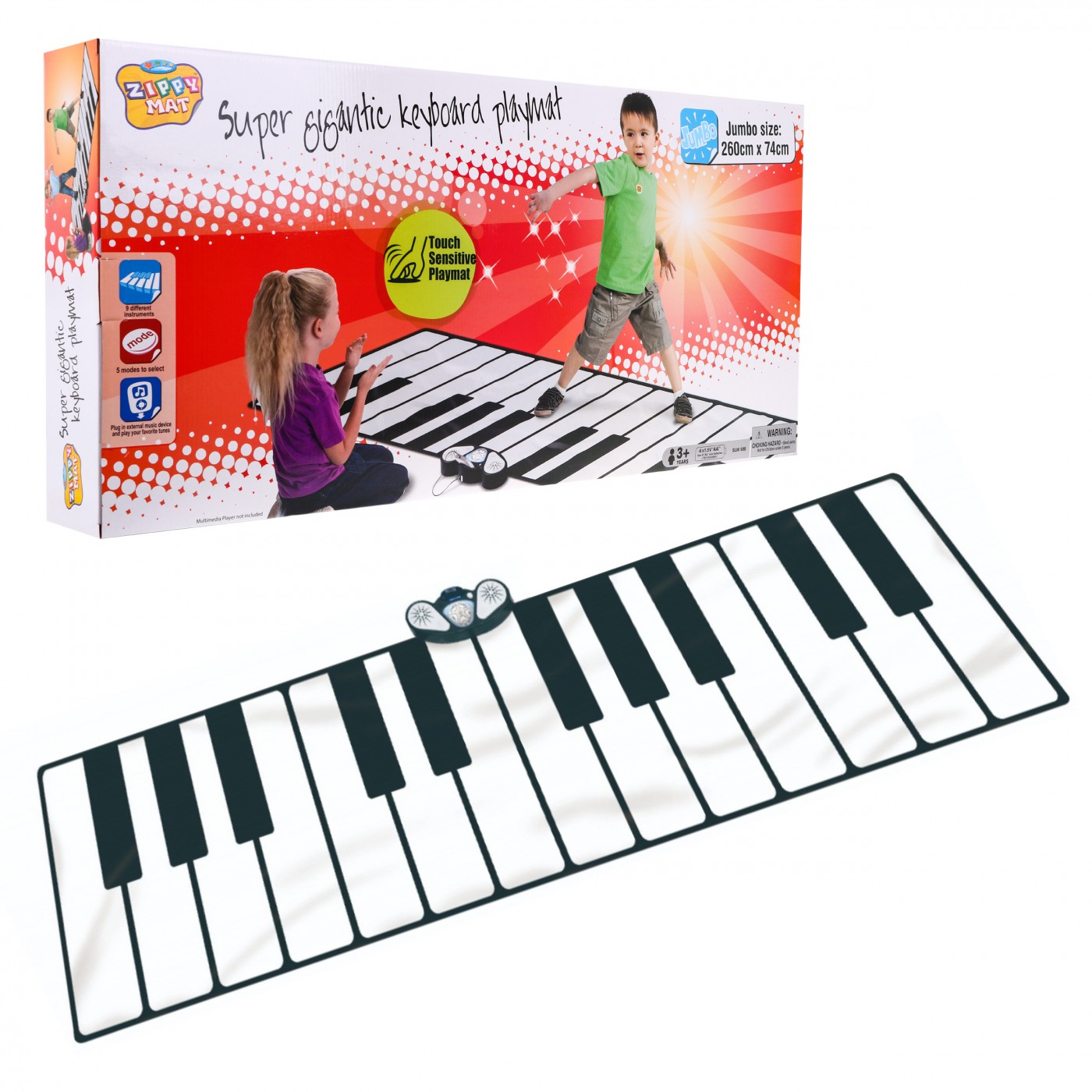 mamido Hudobné podložka piano