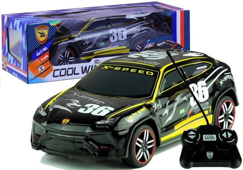 mamido Pretekárske auto na diaľkové ovládanie R / C čierne