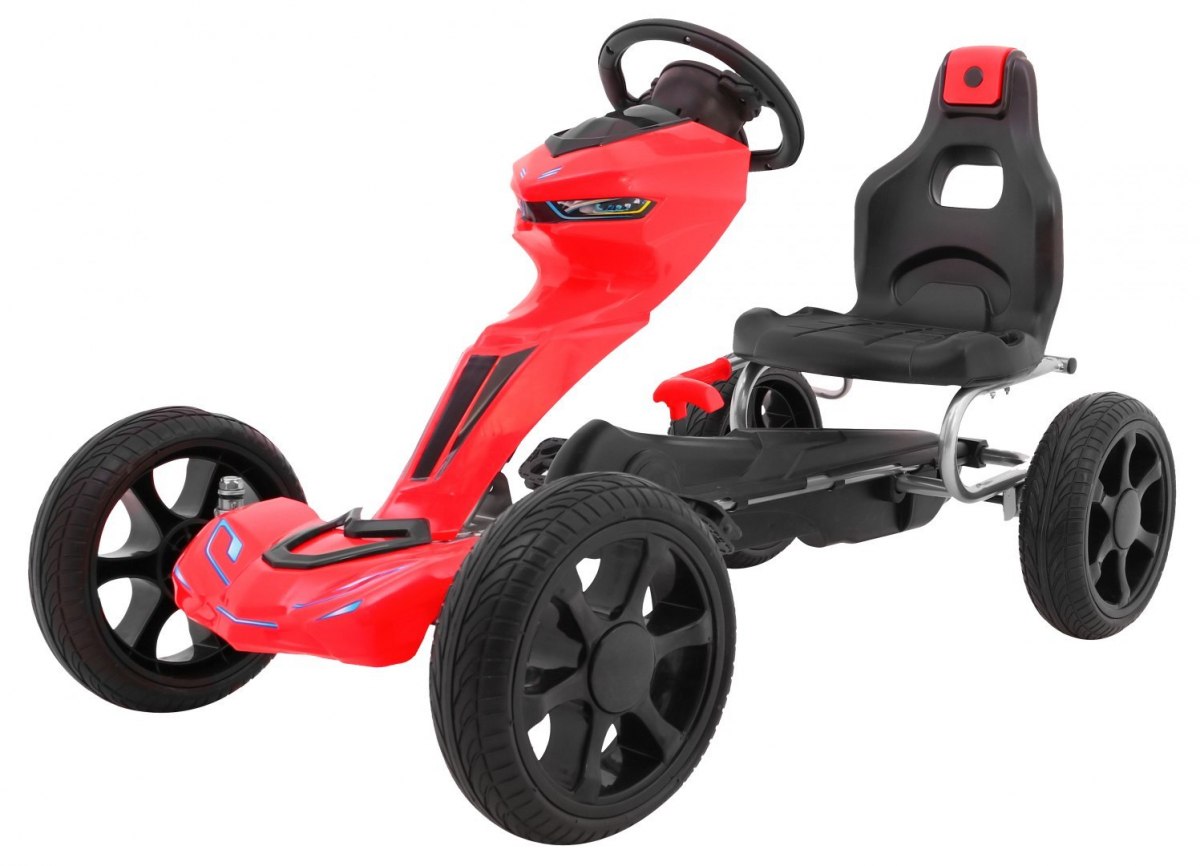 Detská šliapací motokára Grand Ride červená