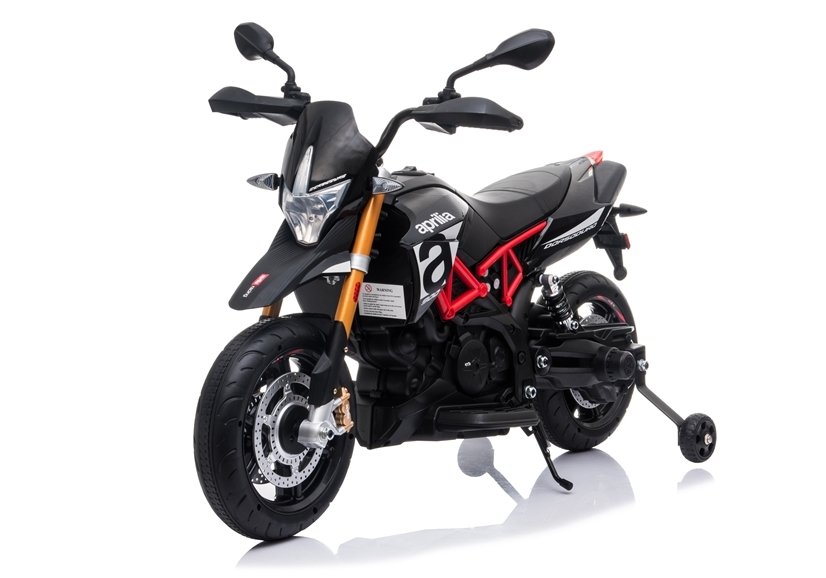 mamido  Detská elektrická motorka Aprilia čierna