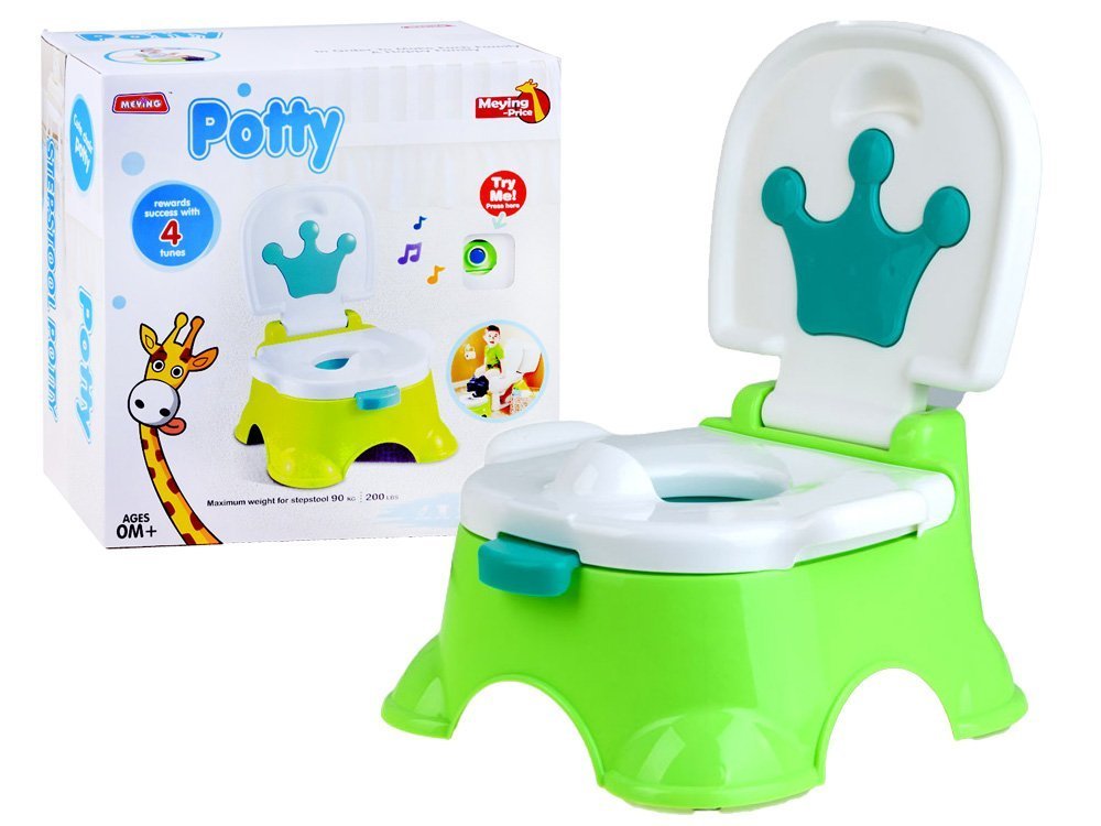 mamido  Interaktívny nočník pre najmenších zelený