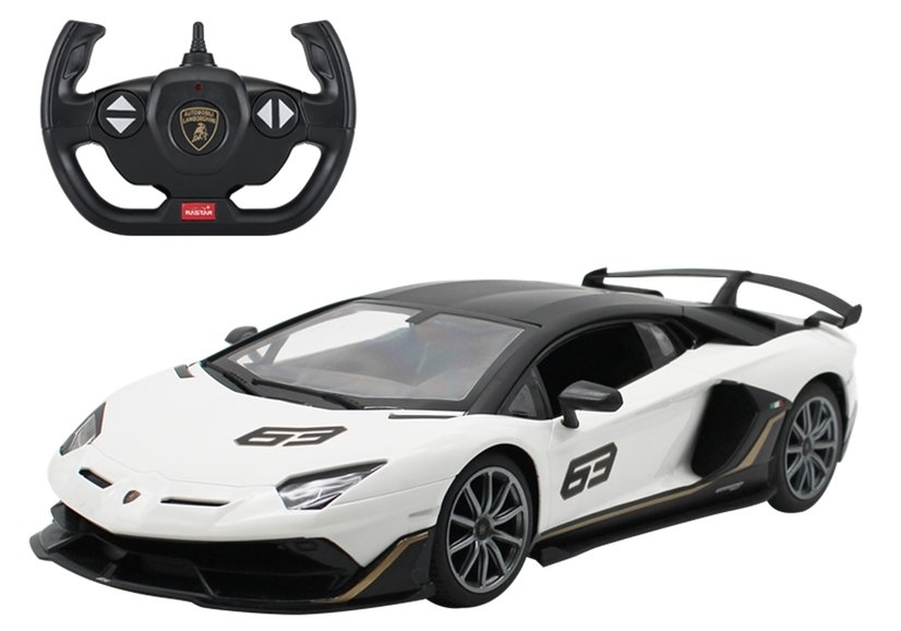 Auto na diaľkové ovládanie Lamborghini Aventador R / C 1:14 biele