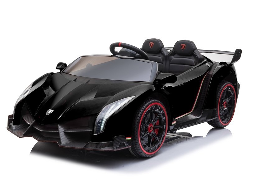 Elektrické autíčko Lamborghini Venny LCD MP4 4x4 čierne