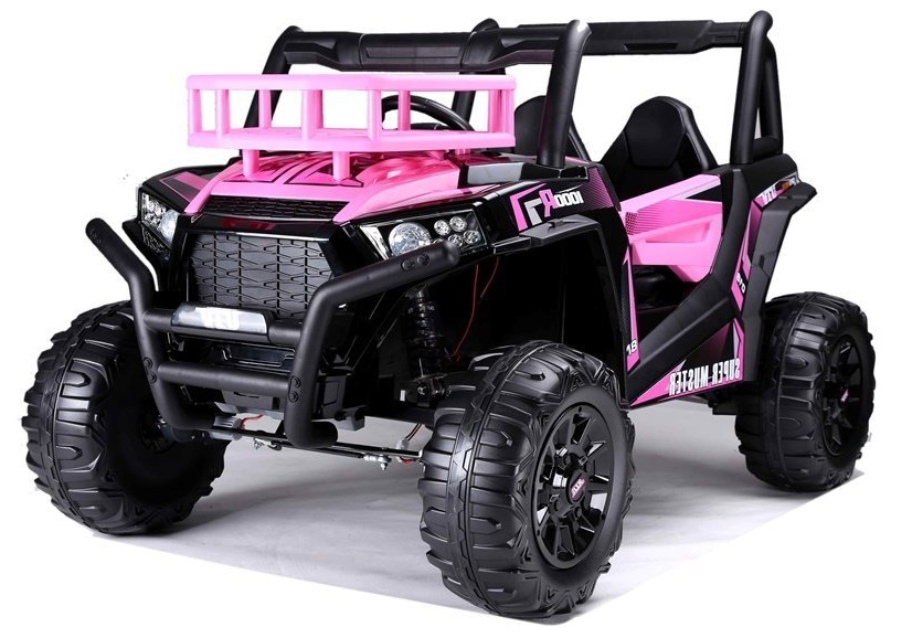 Elektrické autíčko Buggy UTV dvojmiestne ružové