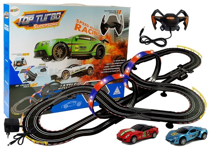 Autodráha Gigant 1:43 so zvukmi a svetlami 7,6m