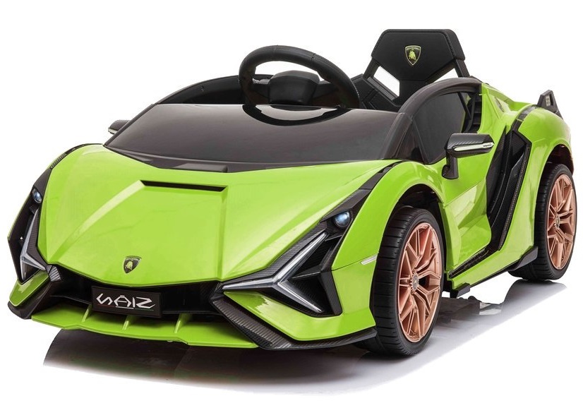 Detské elektrické auto Lamborghini Sian zelené