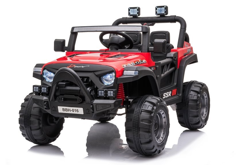 Detské elektrické autíčko Jeep Target červené
