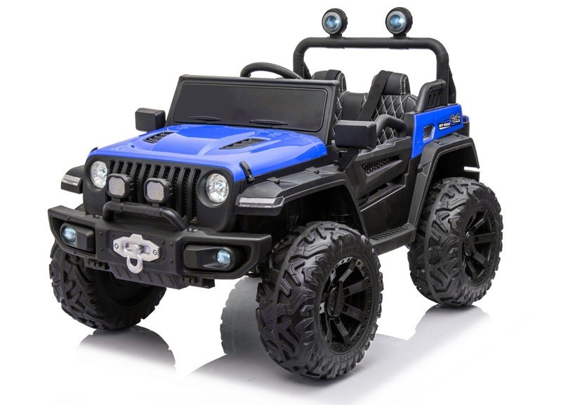 Detské elektrické auto Jeep Off Road 4x4 modré