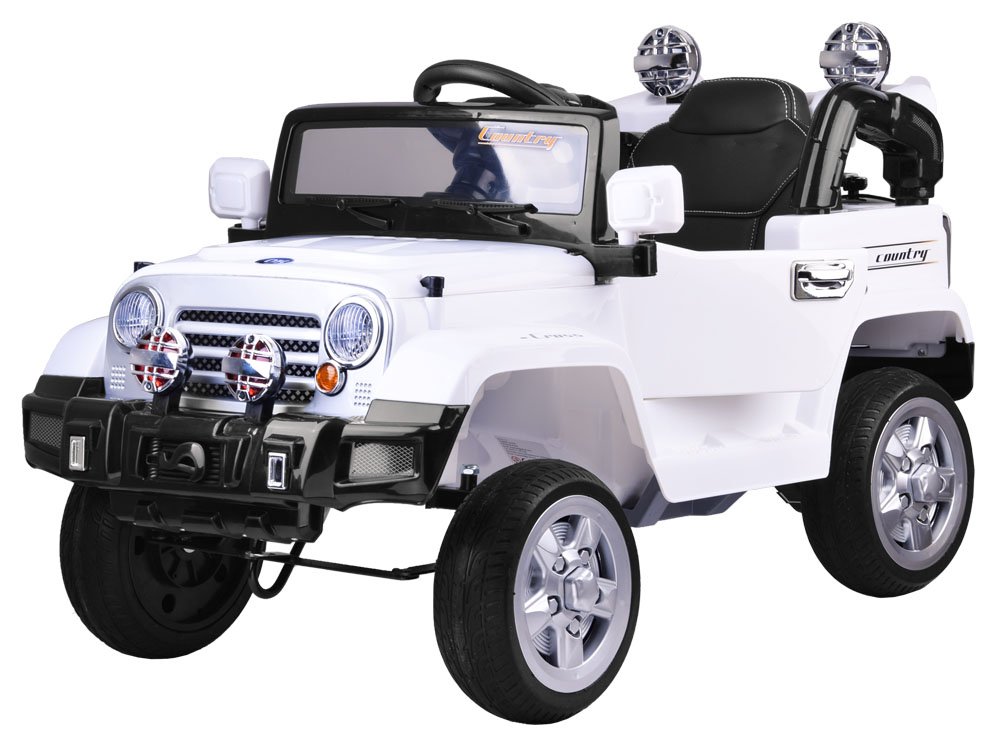 Elektrické autíčko Terénne Jeep EVA biela