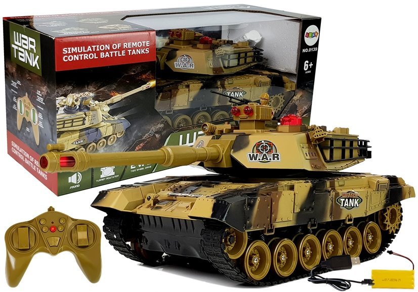 mamido Tank na diaľkové ovládanie WAR R / C hnedý
