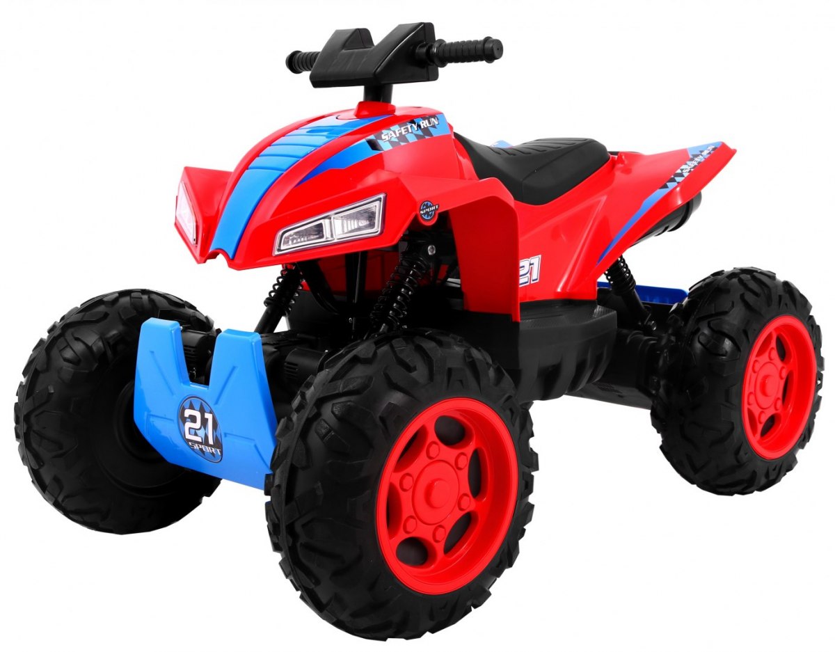 Detská elektrická štvorkolka Sport Run 4x4 červená