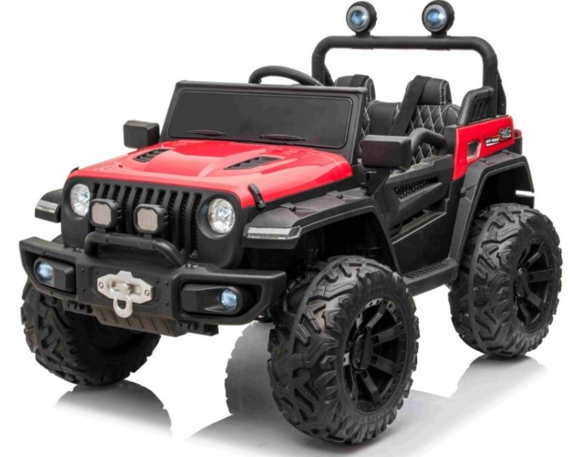 Detské elektrické autíčko Master of Terain 4x4 červené