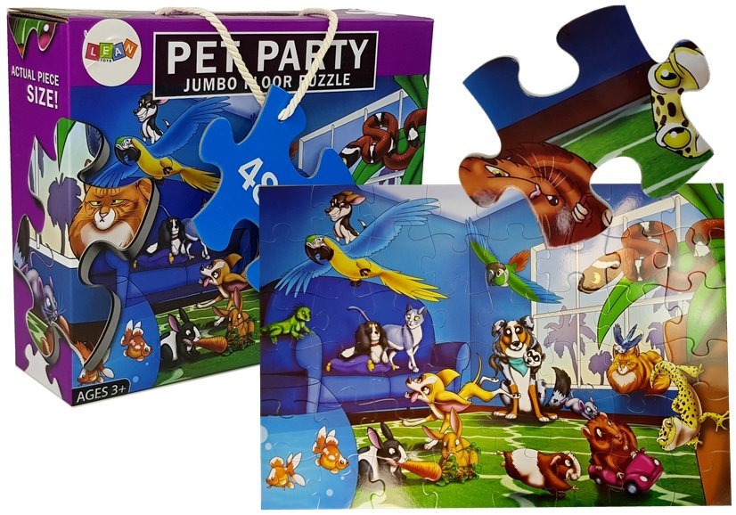 mamido Detské puzzle domáci maznáčikovia 48 ks