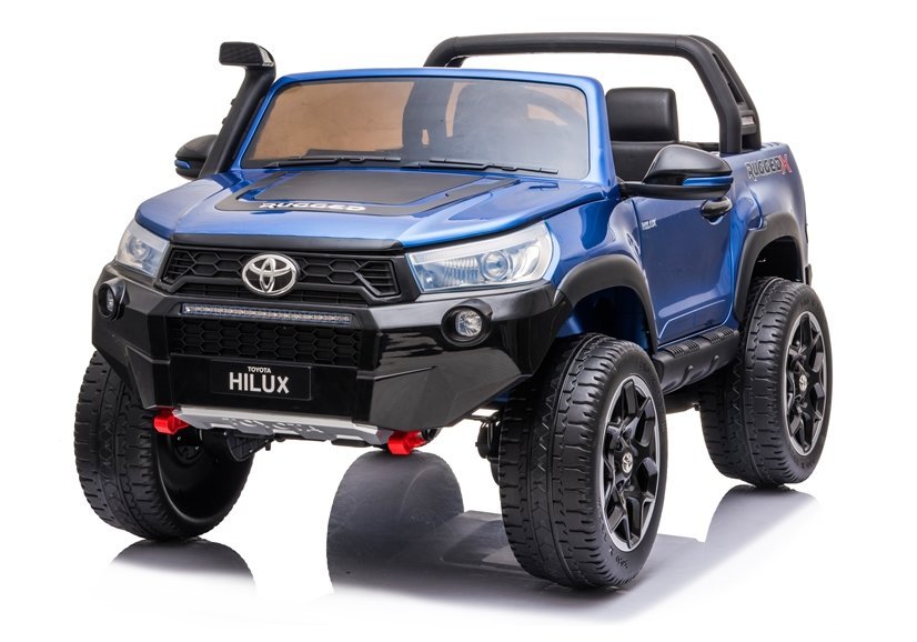 Detské elektrické autíčko Toyota Hilux 4x4 lakované modré
