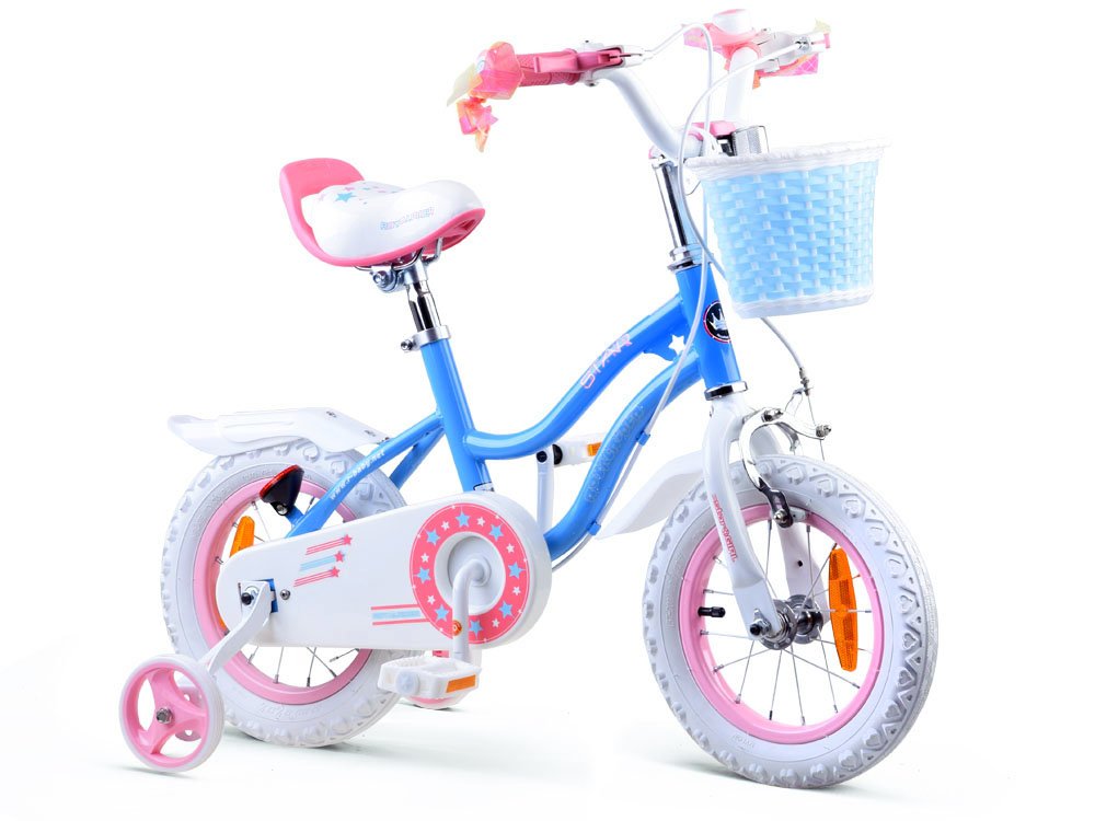 E-shop RoyalBaby Dievčenský bicykel RoyalBaby Star Girl 12 "modré