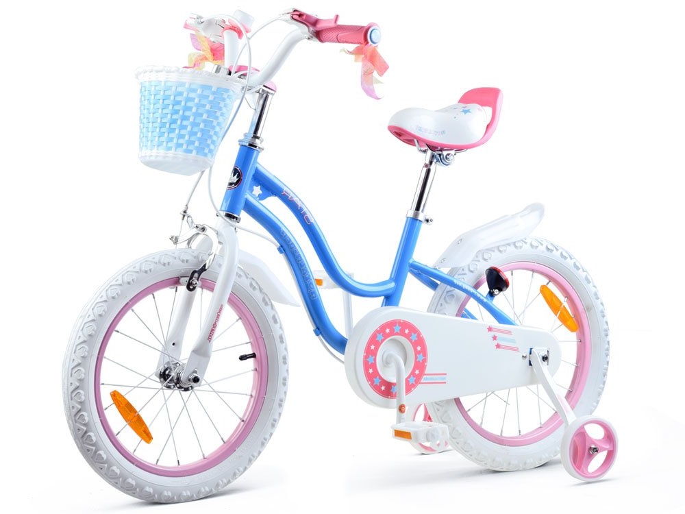 E-shop RoyalBaby Dievčenský bicykel RoyalBaby Star Girl 16 "modré