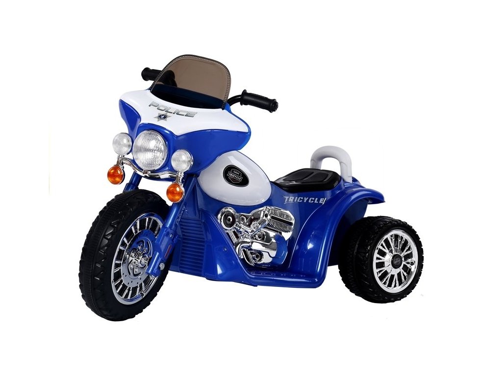mamido Detská elektrická motorka JT568 modrá